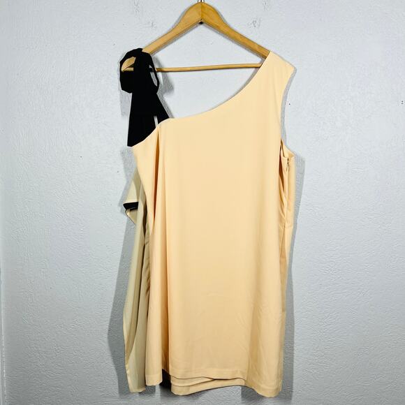 Victoria's Secret Draped Halter Dress Formal Toga Ribbon Tie Black Pink - 14 - Picture 4 of 6